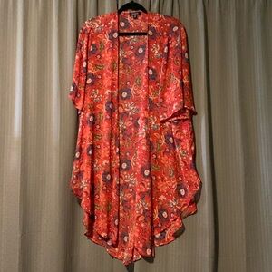 Women’s Torrid Printed Kimono Size 00 New